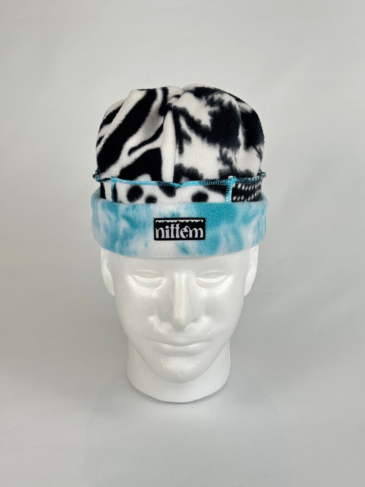 Patchwork Hat Light Blue