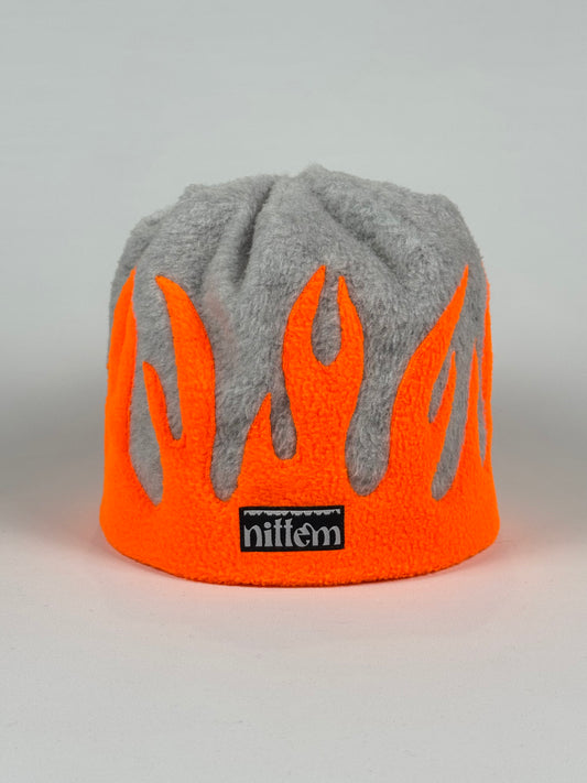 Flame Hat Gray/Orange
