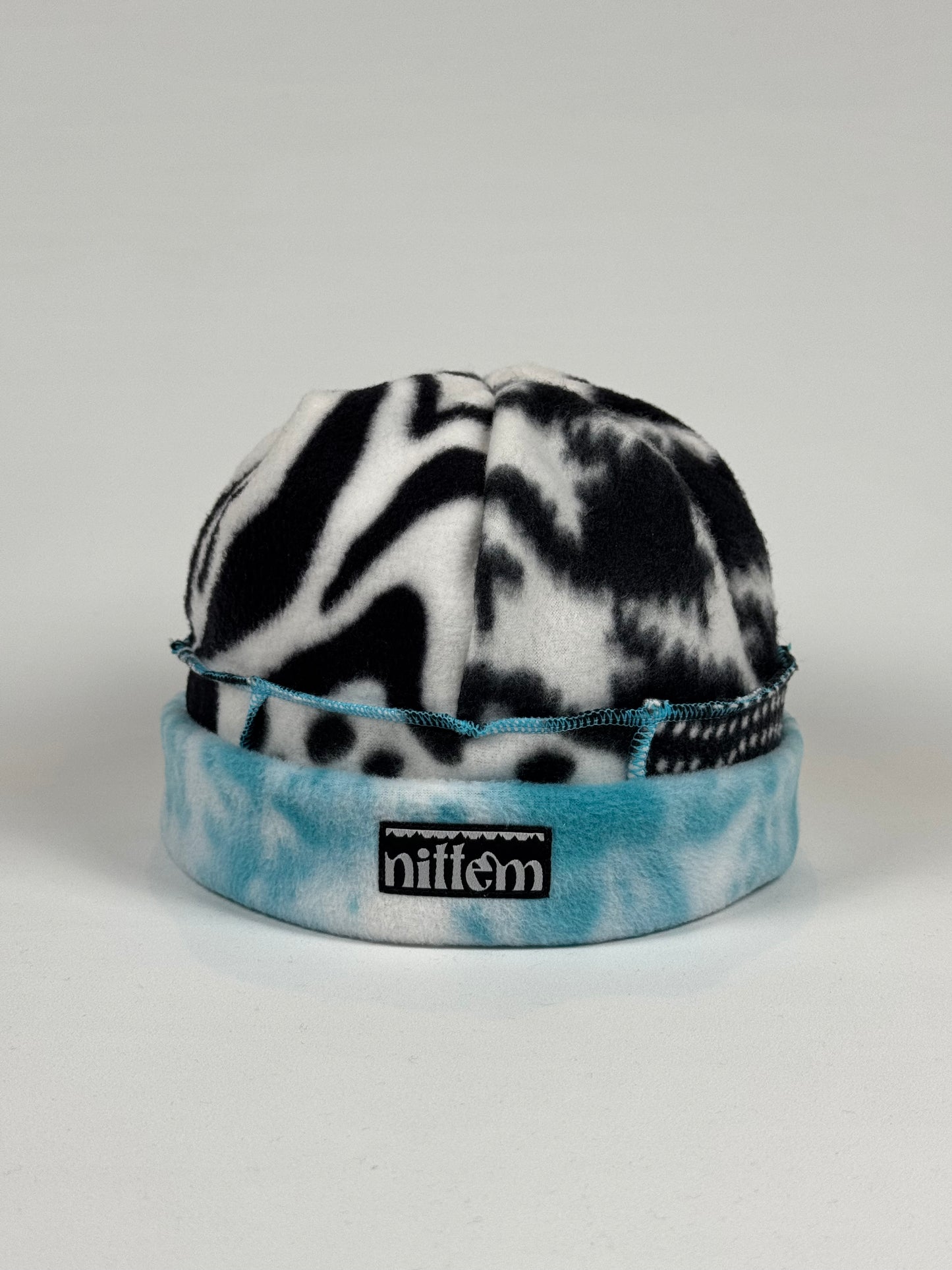 Patchwork Hat Light Blue