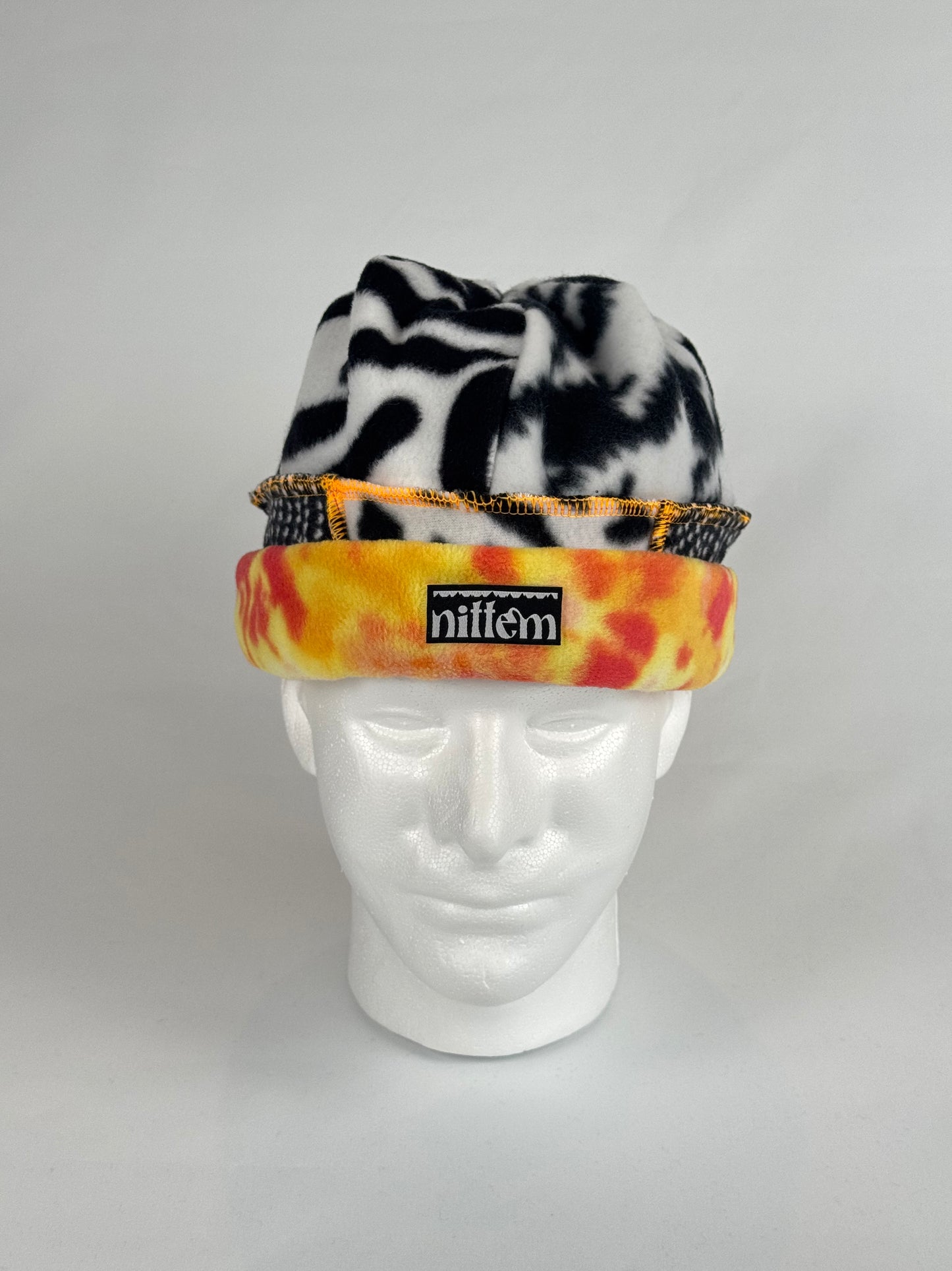 Patchwork Hat Orange