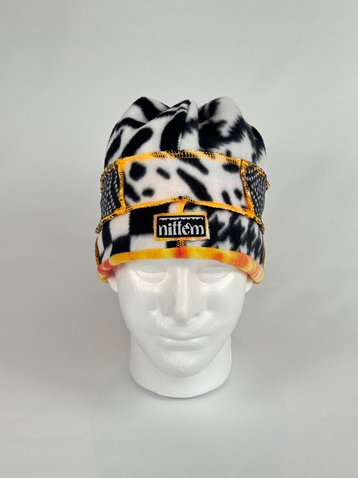 Patchwork Hat Orange